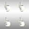 Service Caster 3 Inch 316SS Nylon Wheel Swivel 10mm Threaded Stem Caster Set SCC-SS316TS20S314-NYS-M1015-4 - alternate 1